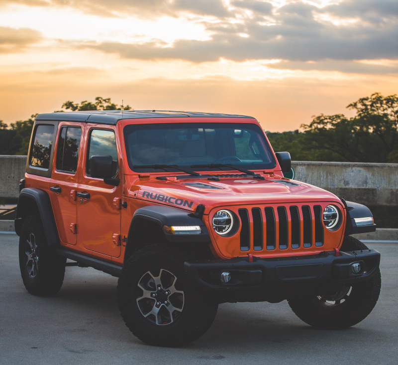 Jeep Wrangler Orange