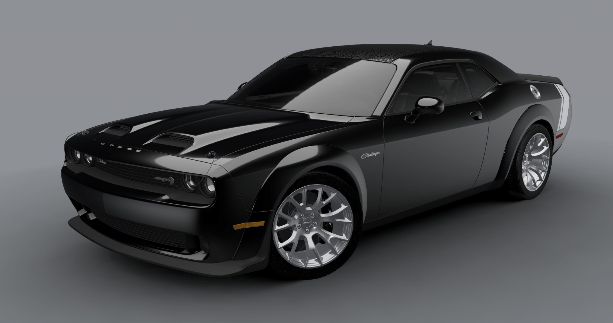 HEMI® Spirit Dodge Challenger Black Ghost Is Number Six of Seven Dodge